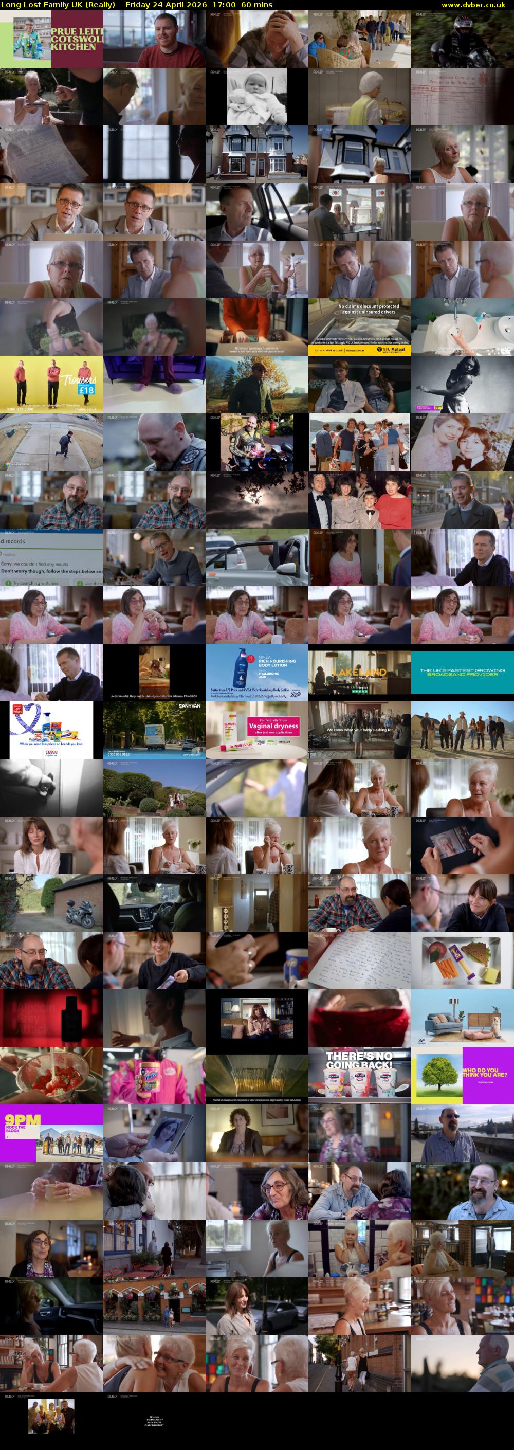 Long Lost Family UK (Really) Friday 24 April 2026 17:00 - 18:00