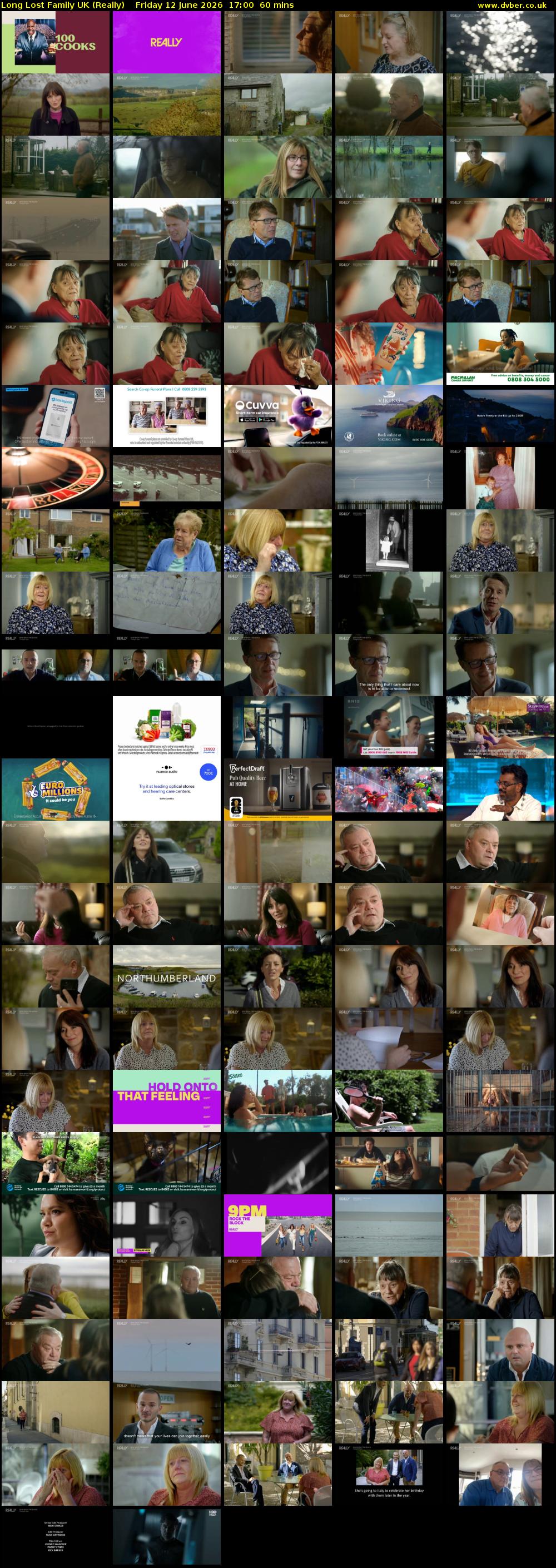 Long Lost Family UK (Really) Friday 12 June 2026 17:00 - 18:00