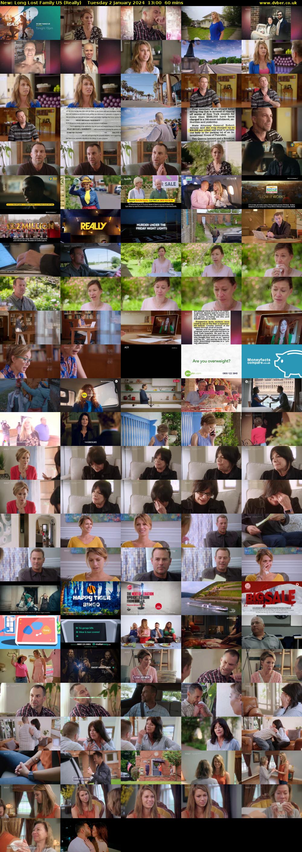 Long Lost Family US (Really) Tuesday 2 January 2024 13:00 - 14:00