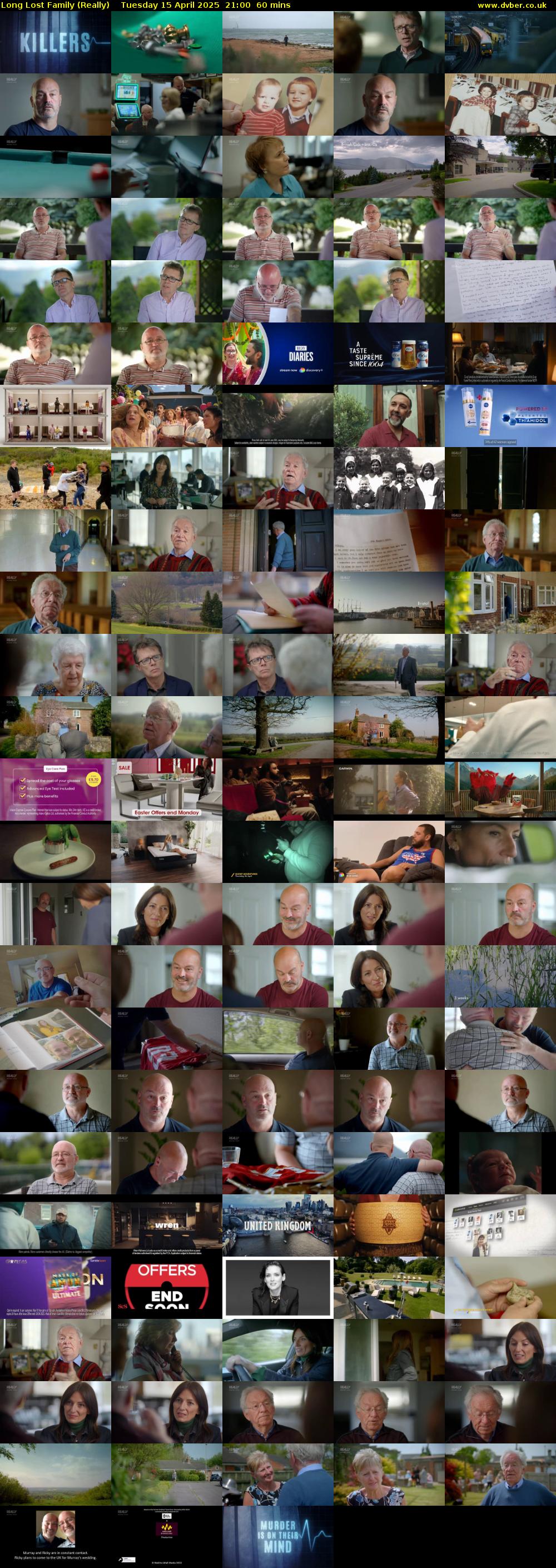 Long Lost Family (Really) Tuesday 15 April 2025 21:00 - 22:00