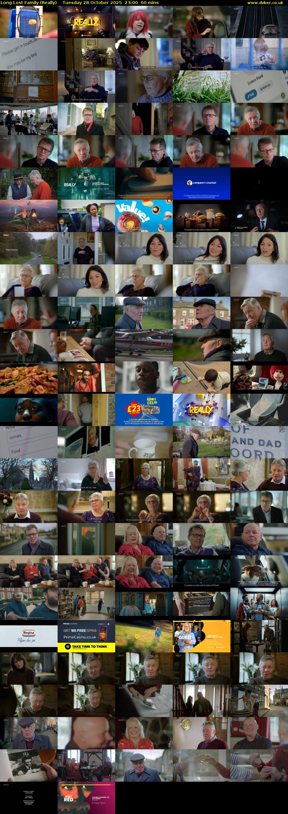 Long Lost Family (Really) Tuesday 28 October 2025 23:00 - 00:00