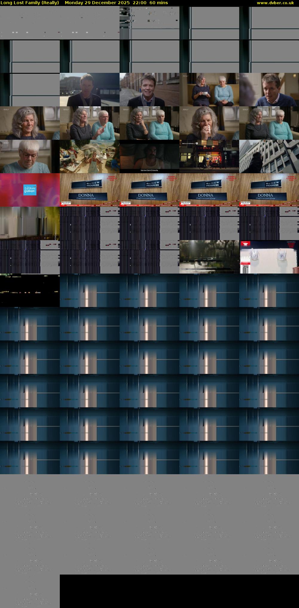 Long Lost Family (Really) Monday 29 December 2025 22:00 - 23:00