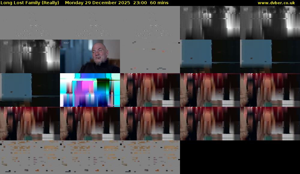 Long Lost Family (Really) Monday 29 December 2025 23:00 - 00:00