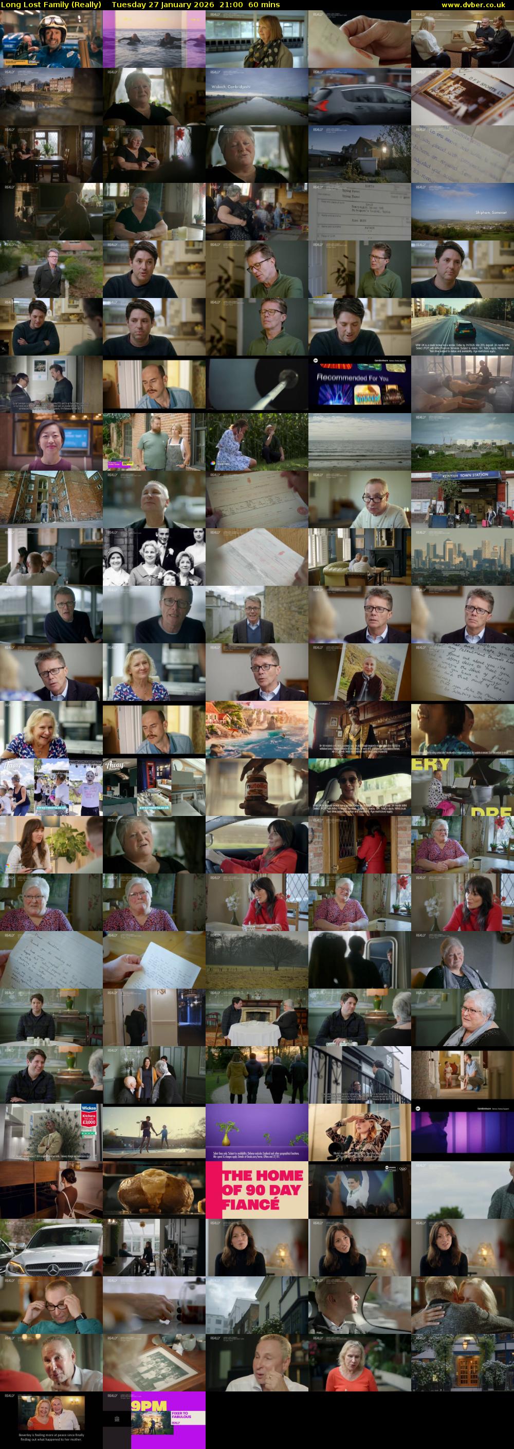 Long Lost Family (Really) Tuesday 27 January 2026 21:00 - 22:00