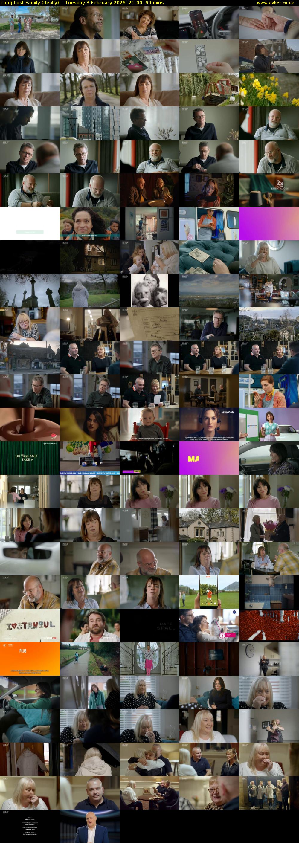 Long Lost Family (Really) Tuesday 3 February 2026 21:00 - 22:00