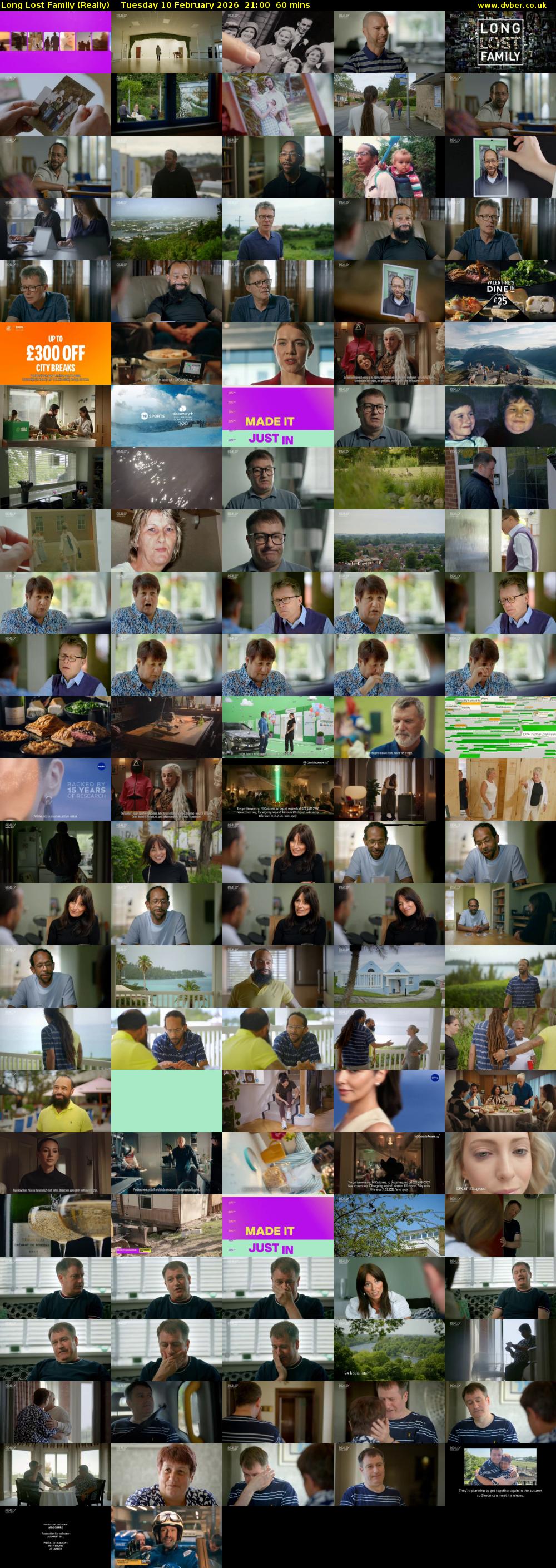 Long Lost Family (Really) Tuesday 10 February 2026 21:00 - 22:00