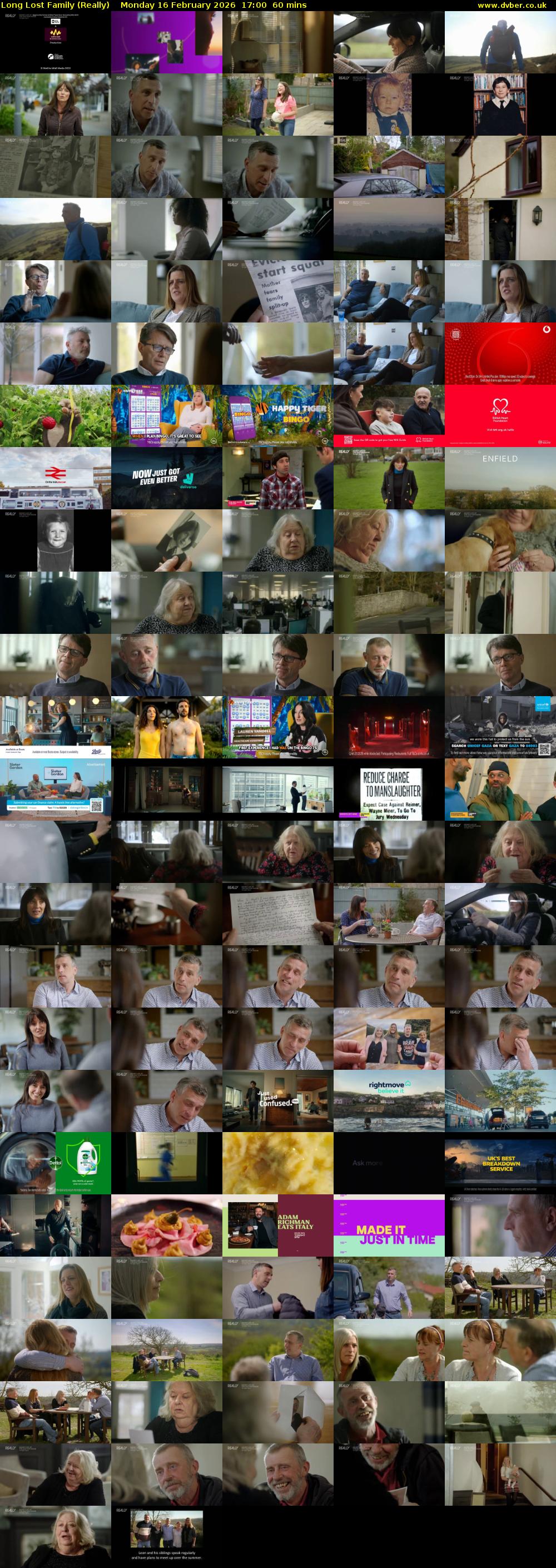 Long Lost Family (Really) Monday 16 February 2026 17:00 - 18:00