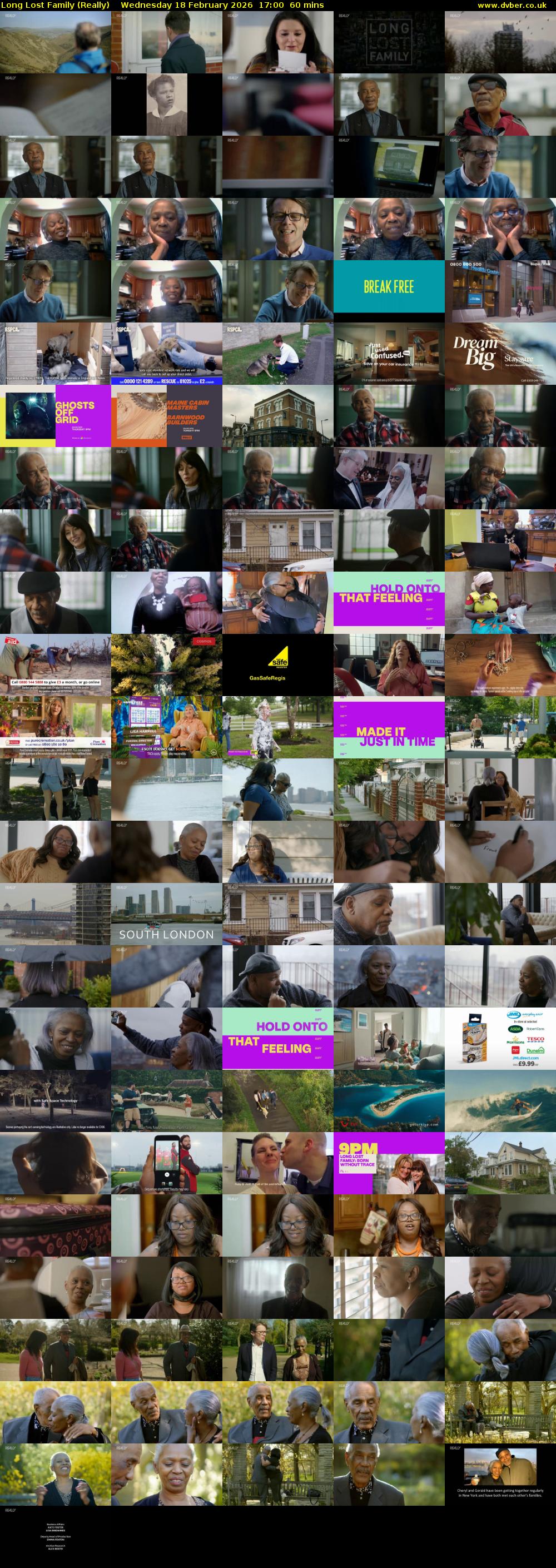 Long Lost Family (Really) Wednesday 18 February 2026 17:00 - 18:00