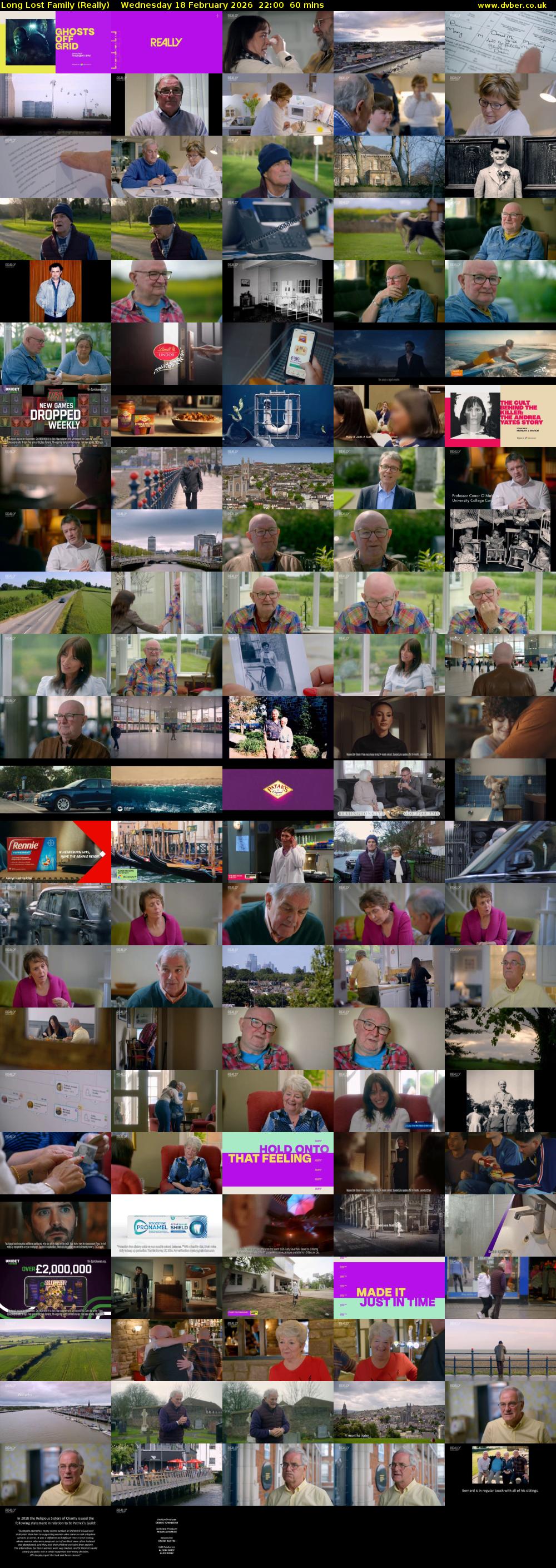 Long Lost Family (Really) Wednesday 18 February 2026 22:00 - 23:00