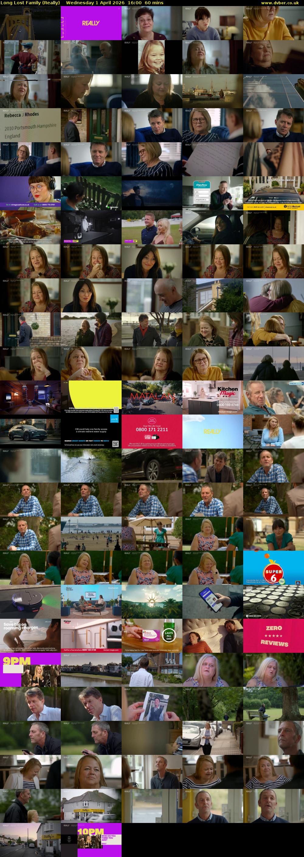 Long Lost Family (Really) Wednesday 1 April 2026 16:00 - 17:00