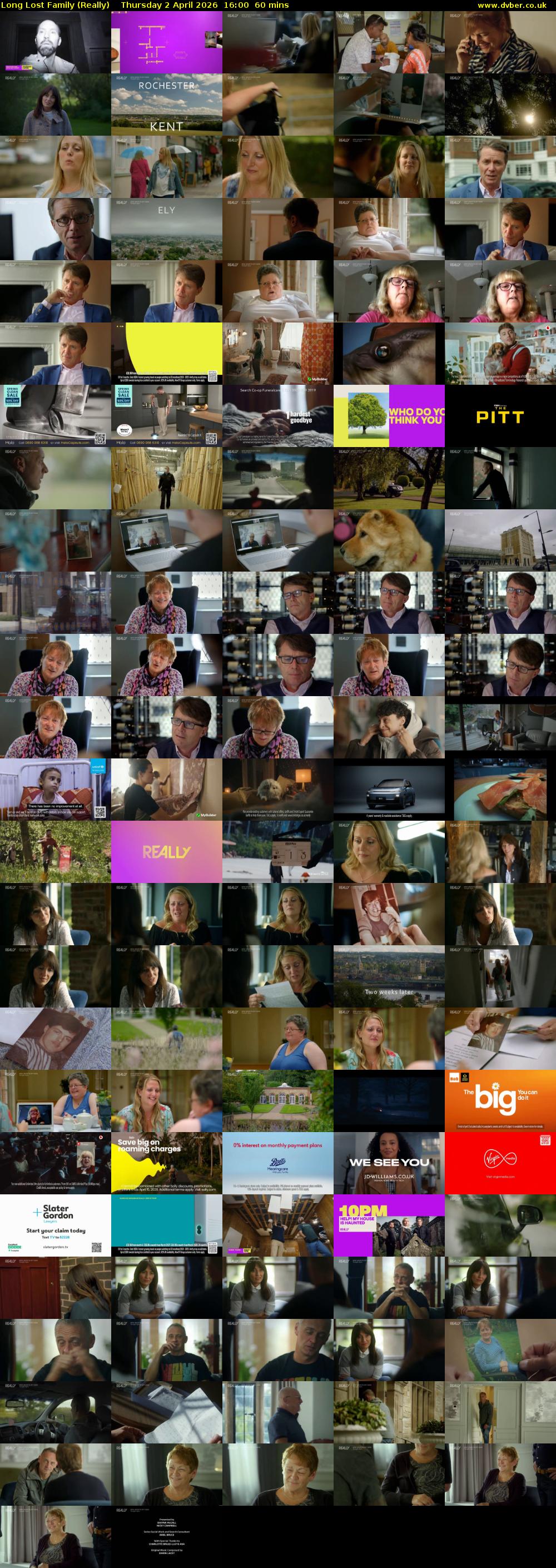 Long Lost Family (Really) Thursday 2 April 2026 16:00 - 17:00