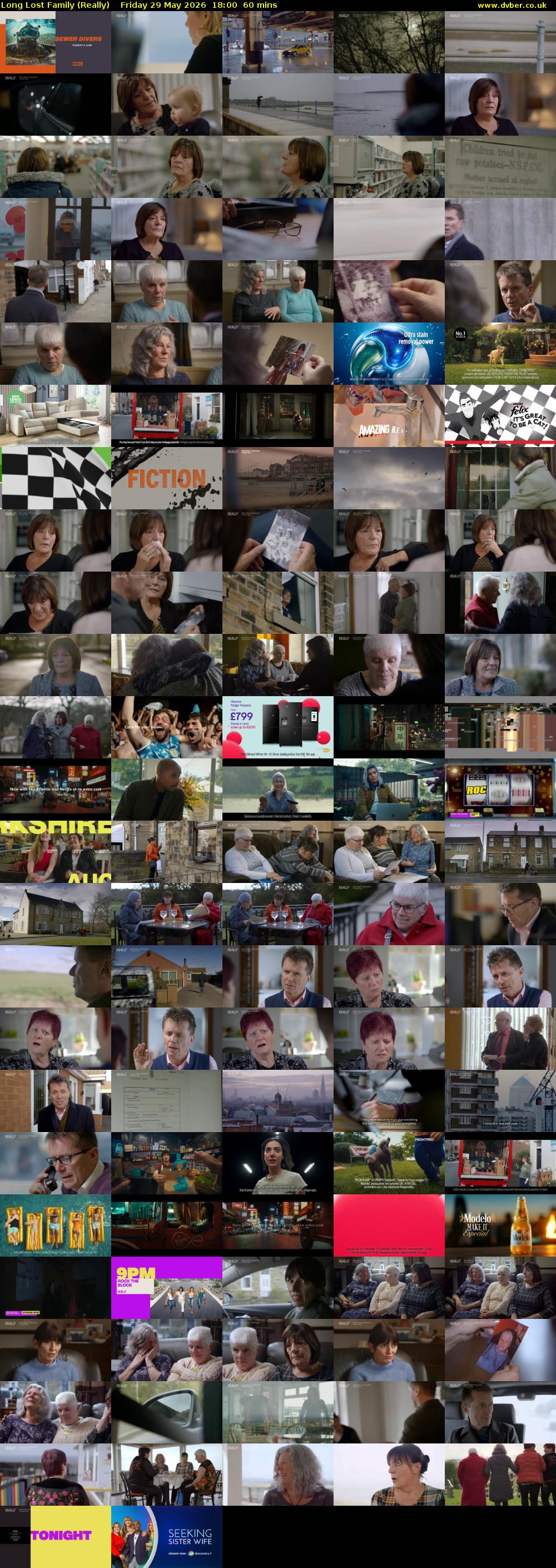 Long Lost Family (Really) Friday 29 May 2026 18:00 - 19:00