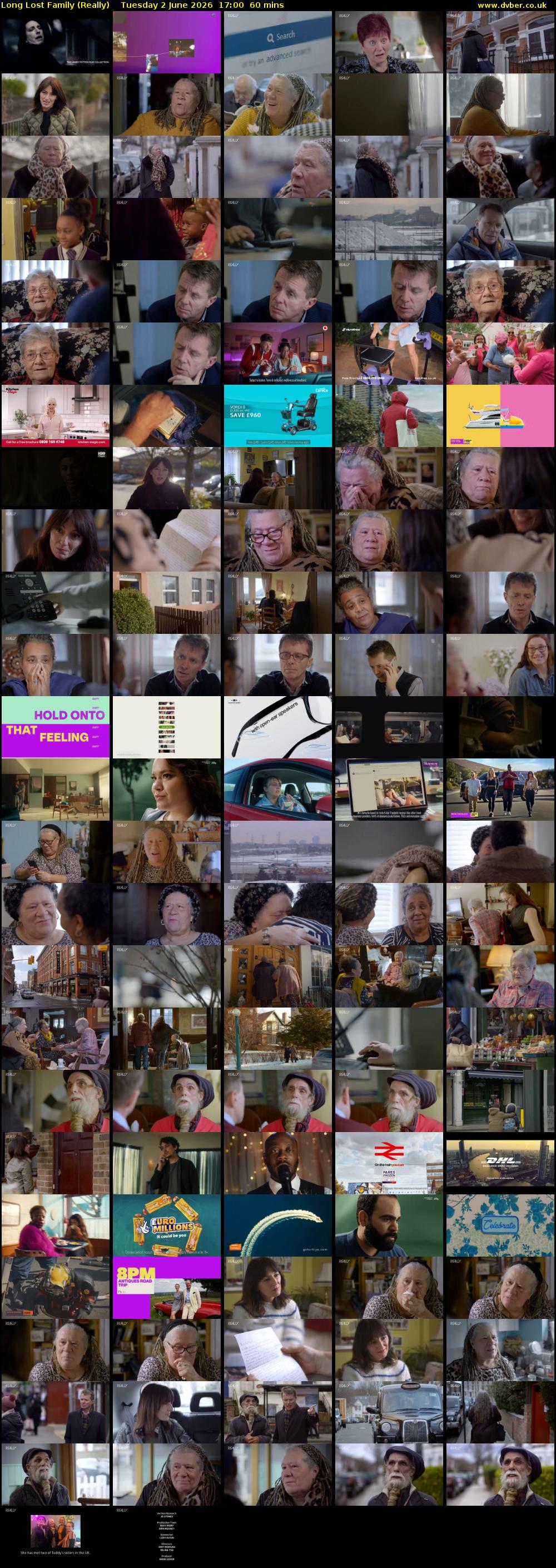 Long Lost Family (Really) Tuesday 2 June 2026 17:00 - 18:00