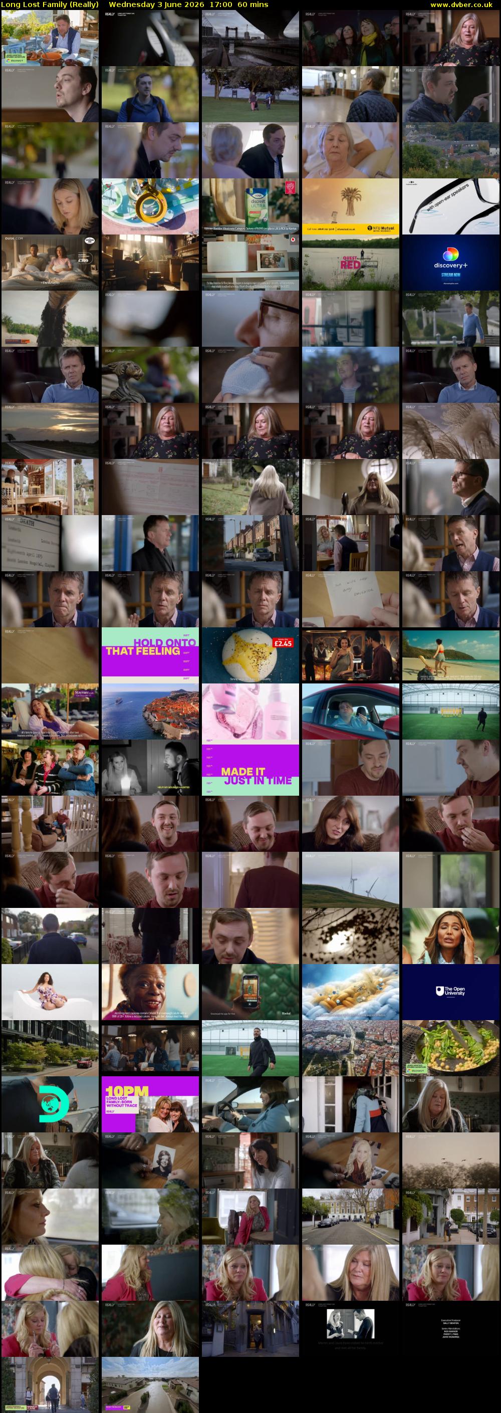 Long Lost Family (Really) Wednesday 3 June 2026 17:00 - 18:00