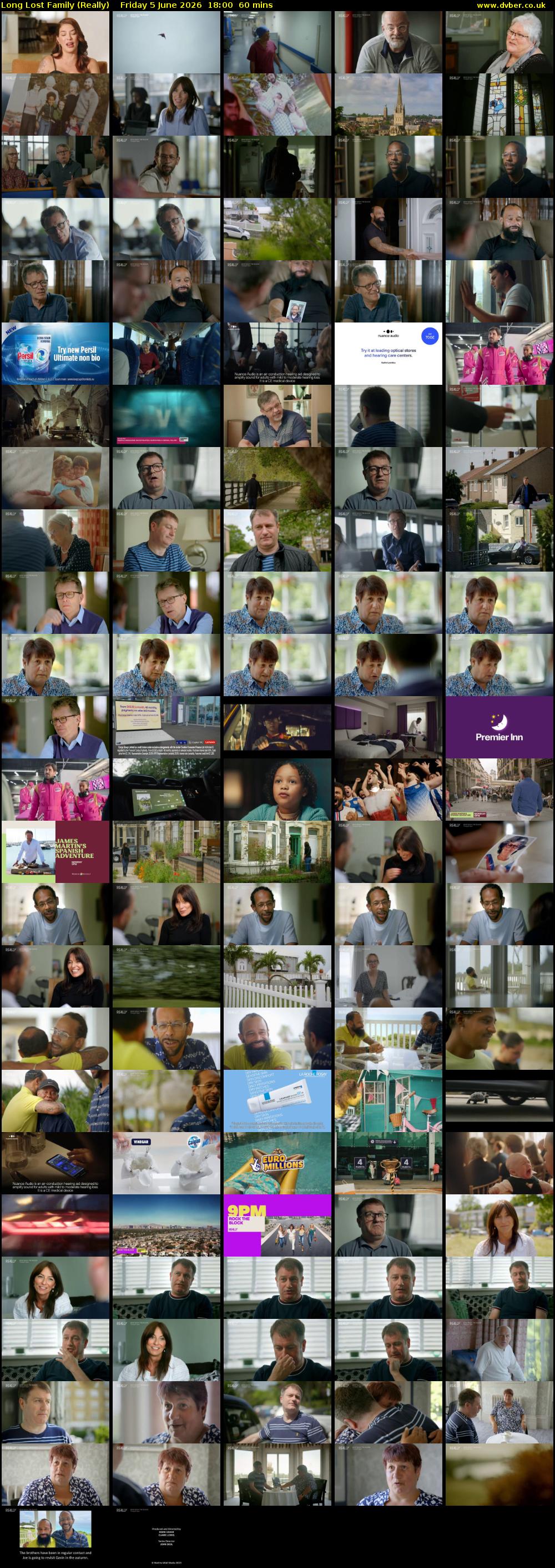 Long Lost Family (Really) Friday 5 June 2026 18:00 - 19:00