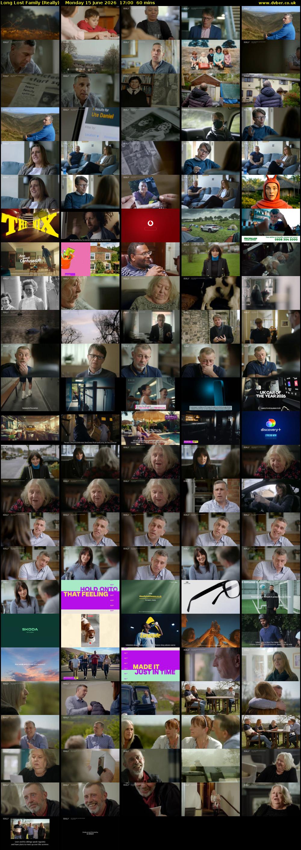 Long Lost Family (Really) Monday 15 June 2026 17:00 - 18:00