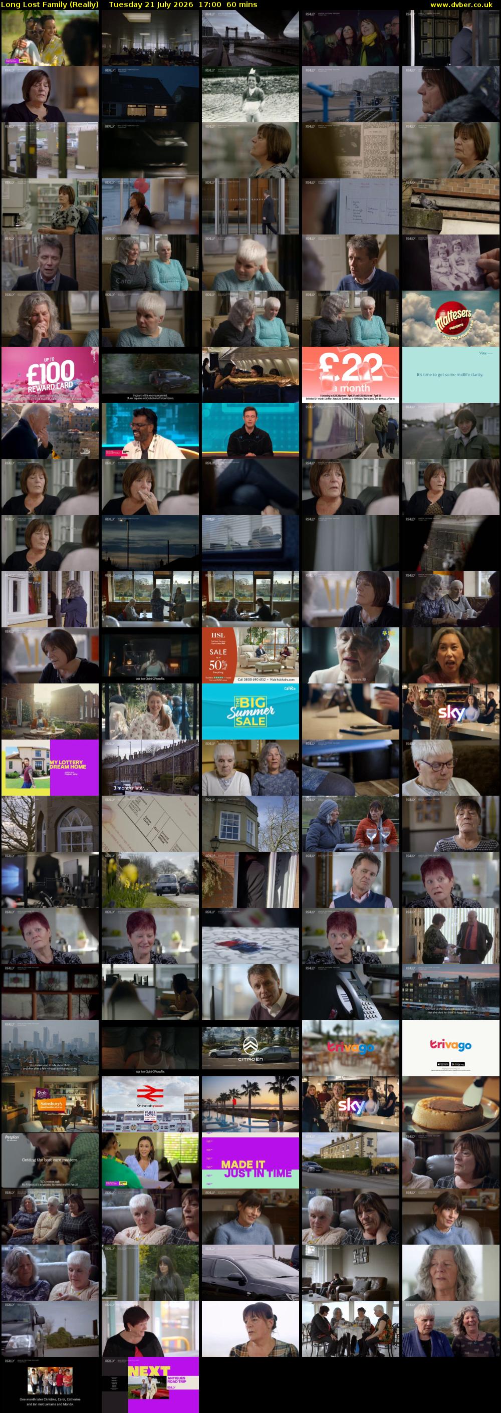 Long Lost Family (Really) Tuesday 21 July 2026 17:00 - 18:00
