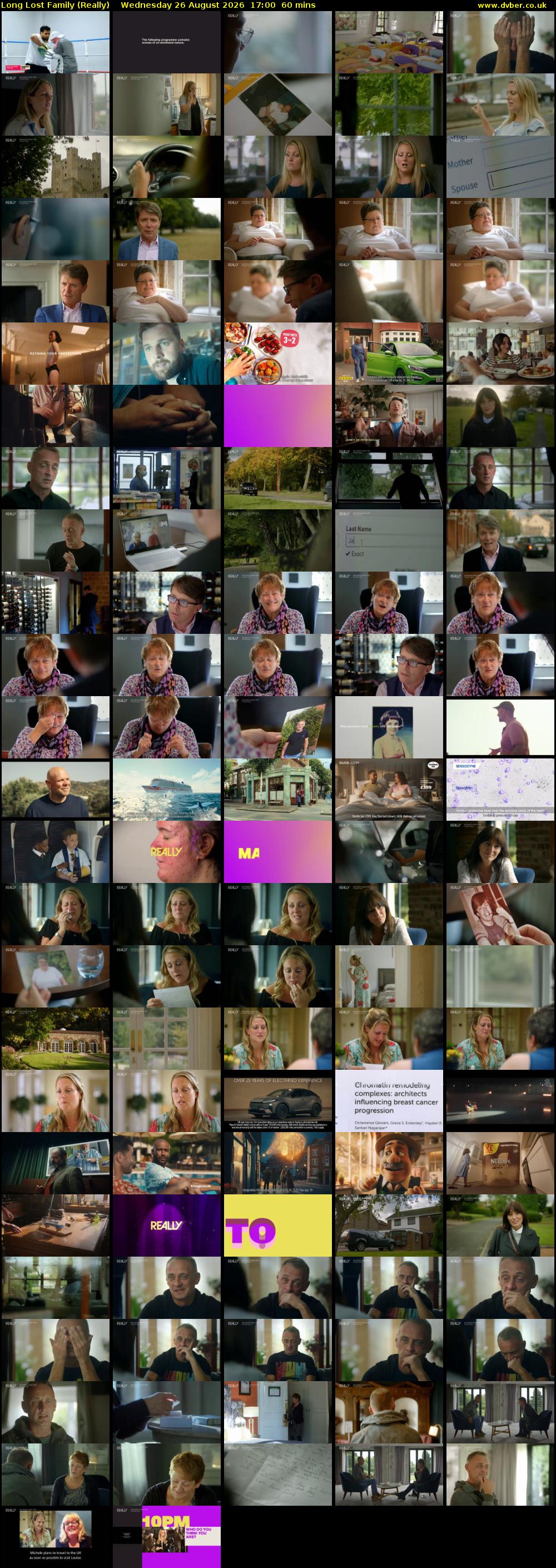 Long Lost Family (Really) Wednesday 26 August 2026 17:00 - 18:00