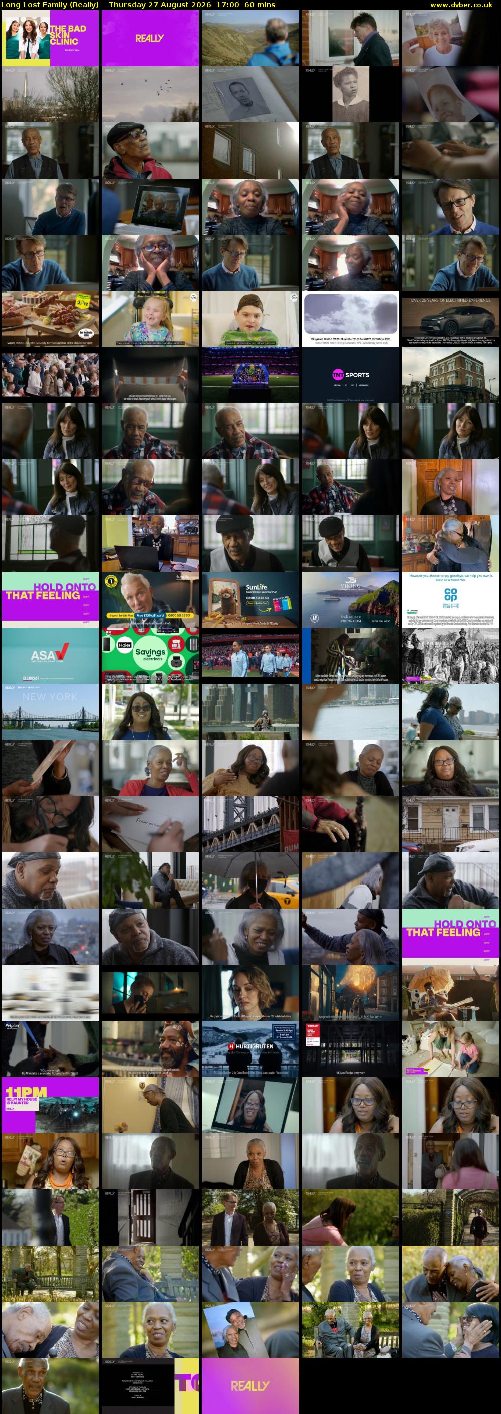 Long Lost Family (Really) Thursday 27 August 2026 17:00 - 18:00