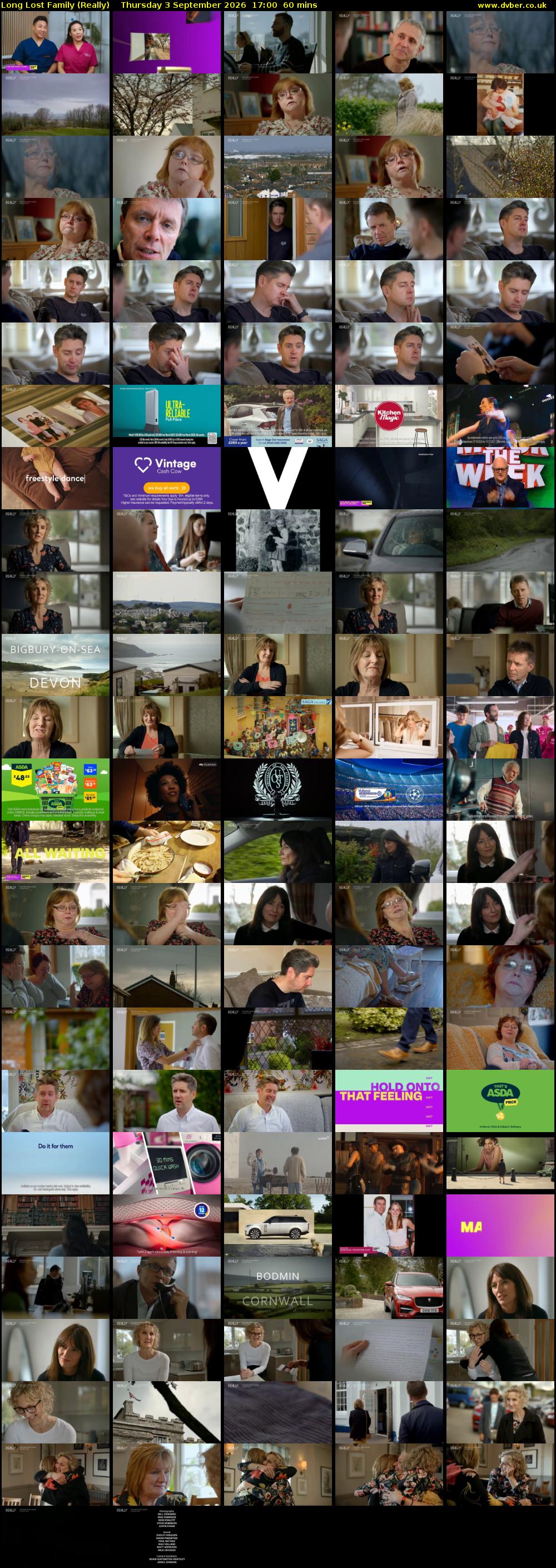 Long Lost Family (Really) Thursday 3 September 2026 17:00 - 18:00