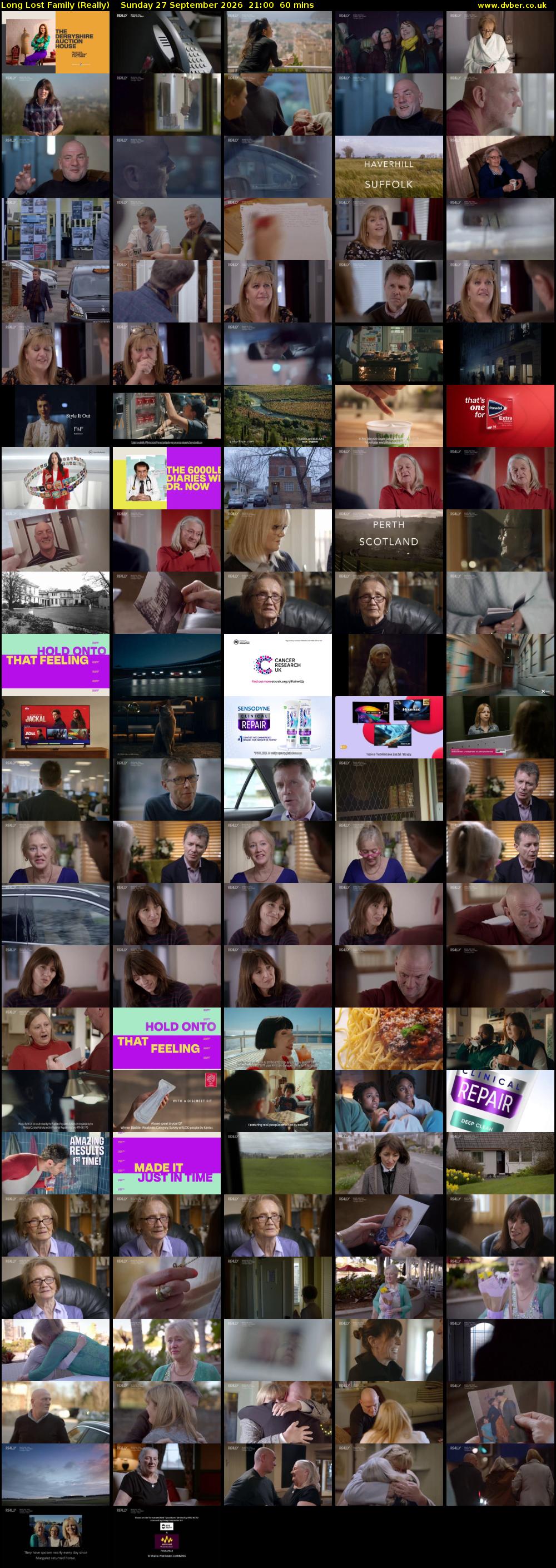 Long Lost Family (Really) Sunday 27 September 2026 21:00 - 22:00