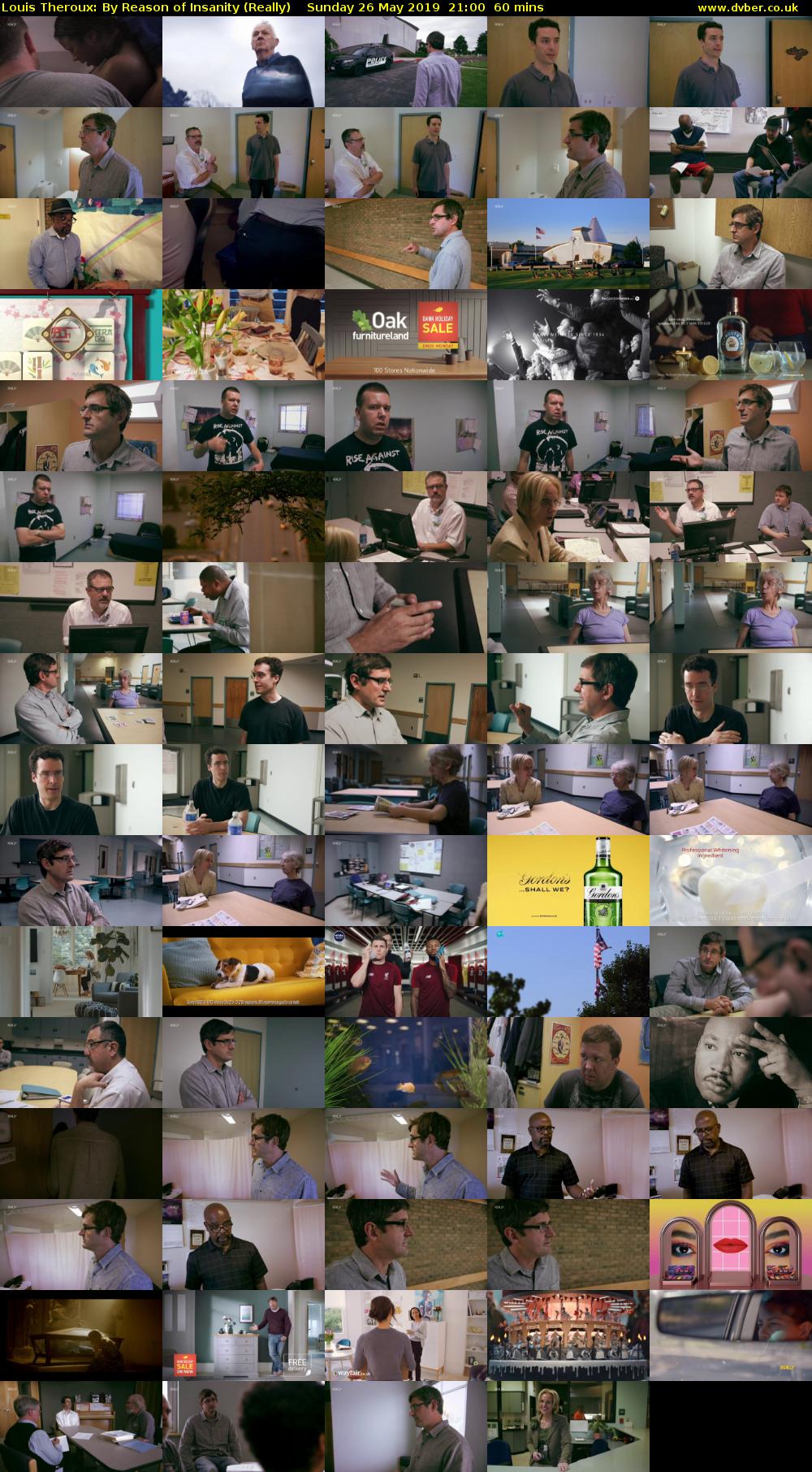 Louis Theroux: By Reason of Insanity (Really) Sunday 26 May 2019 21:00 - 22:00