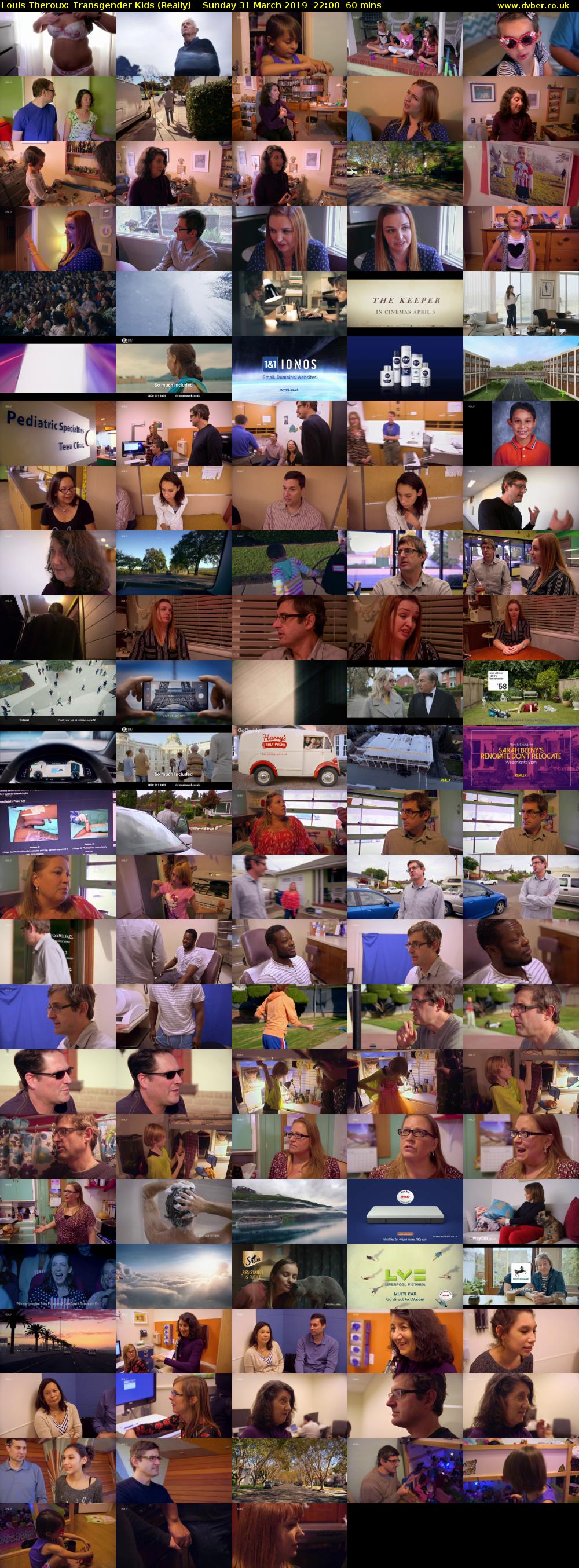 Louis Theroux: Transgender Kids (Really) Sunday 31 March 2019 22:00 - 23:00