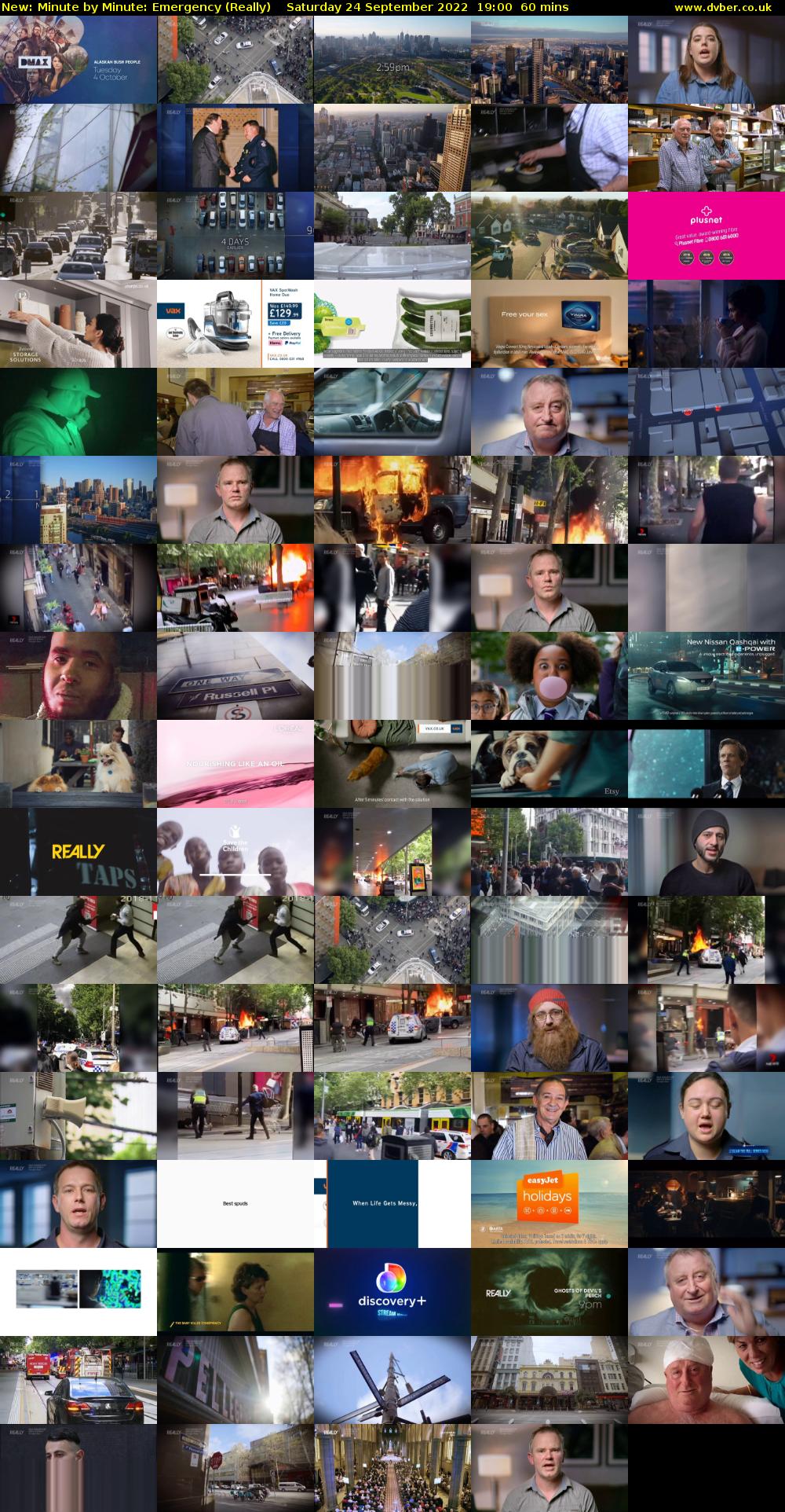 Minute by Minute: Emergency (Really) Saturday 24 September 2022 19:00 - 20:00