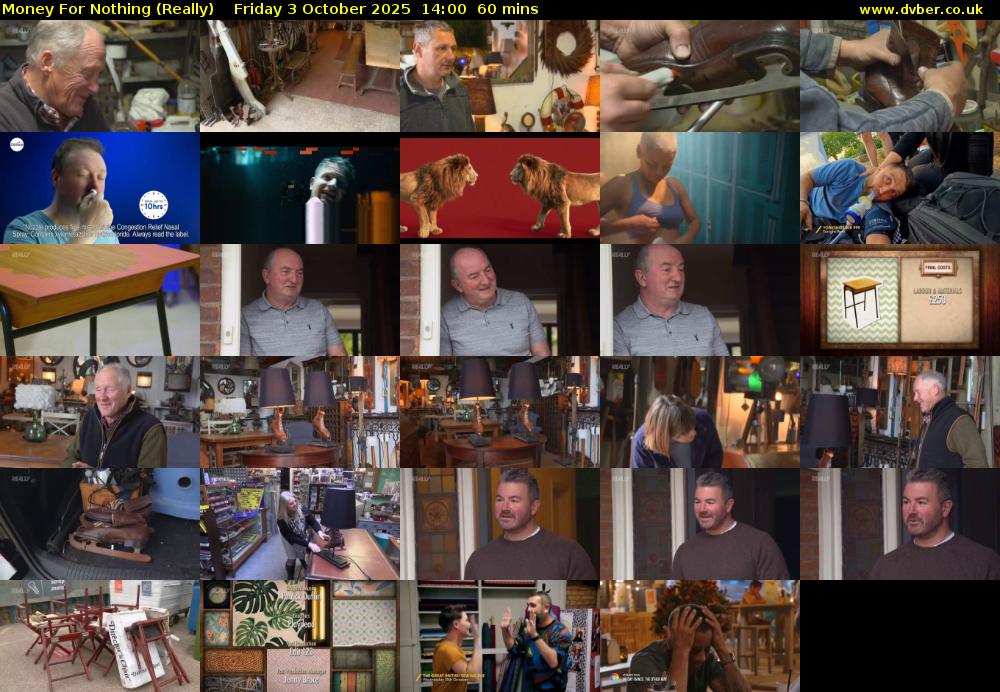 Money For Nothing (Really) Friday 3 October 2025 14:00 - 15:00