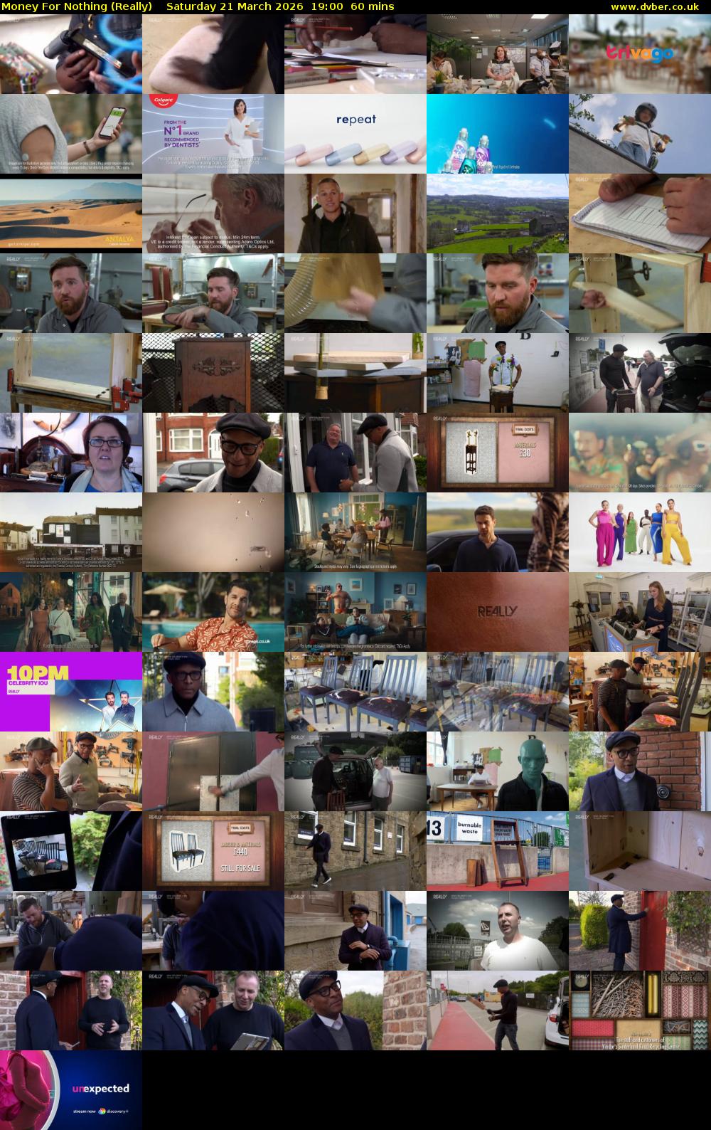 Money For Nothing (Really) Saturday 21 March 2026 19:00 - 20:00