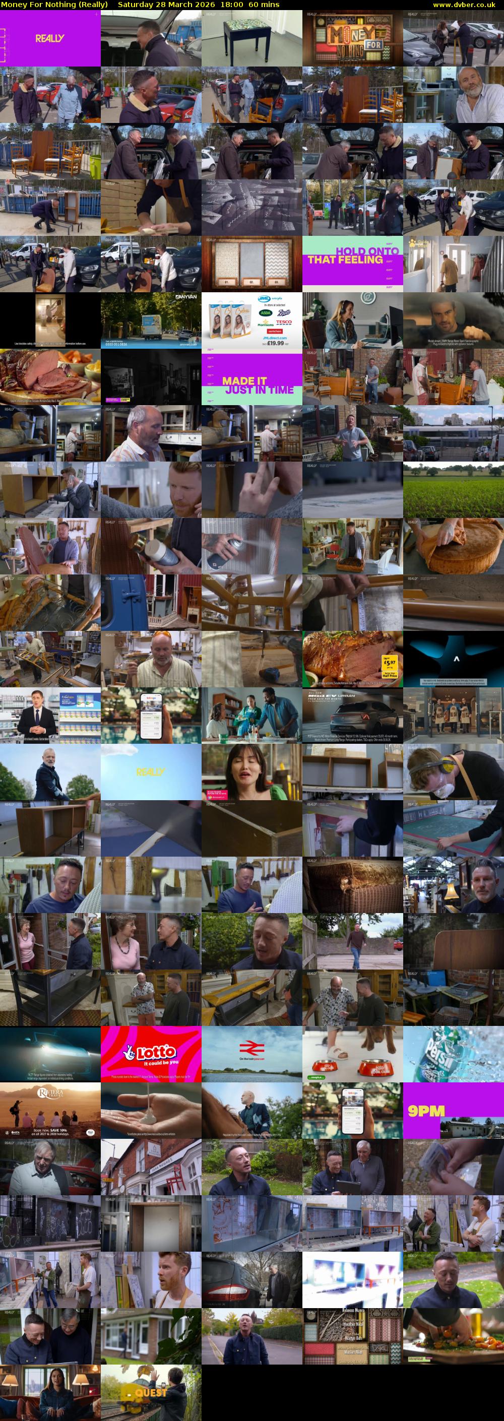 Money For Nothing (Really) Saturday 28 March 2026 18:00 - 19:00