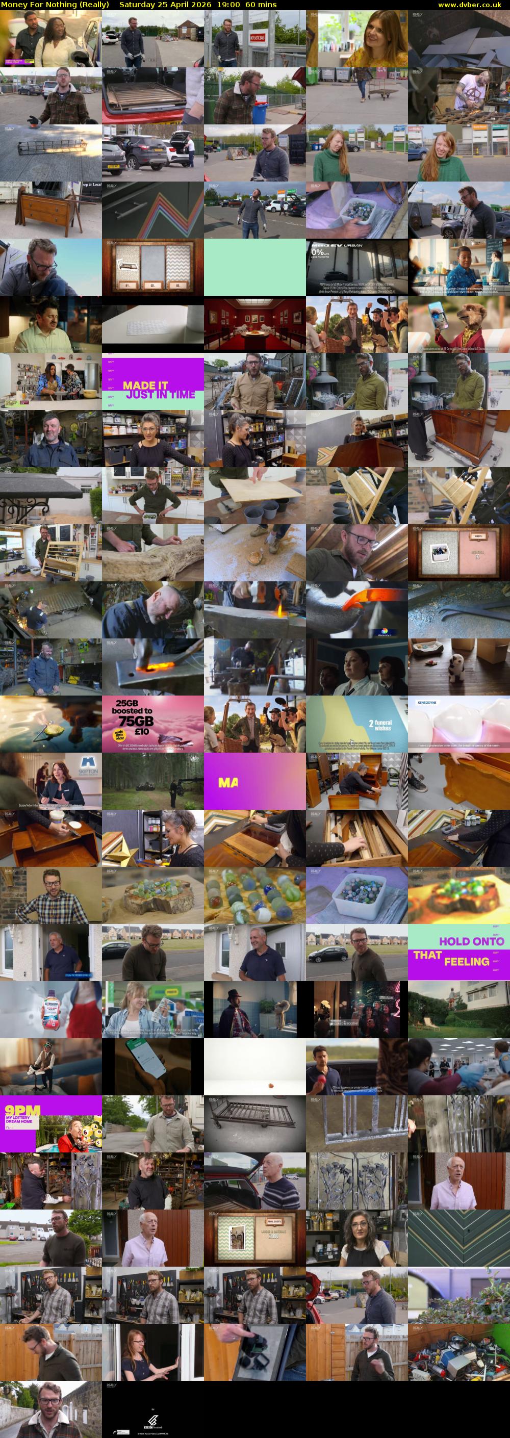 Money For Nothing (Really) Saturday 25 April 2026 19:00 - 20:00