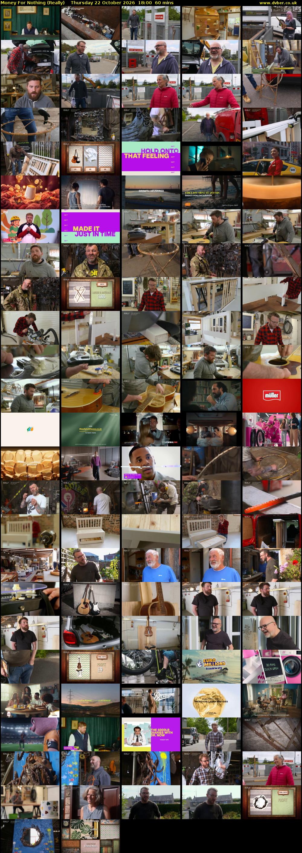 Money For Nothing (Really) Thursday 22 October 2026 18:00 - 19:00