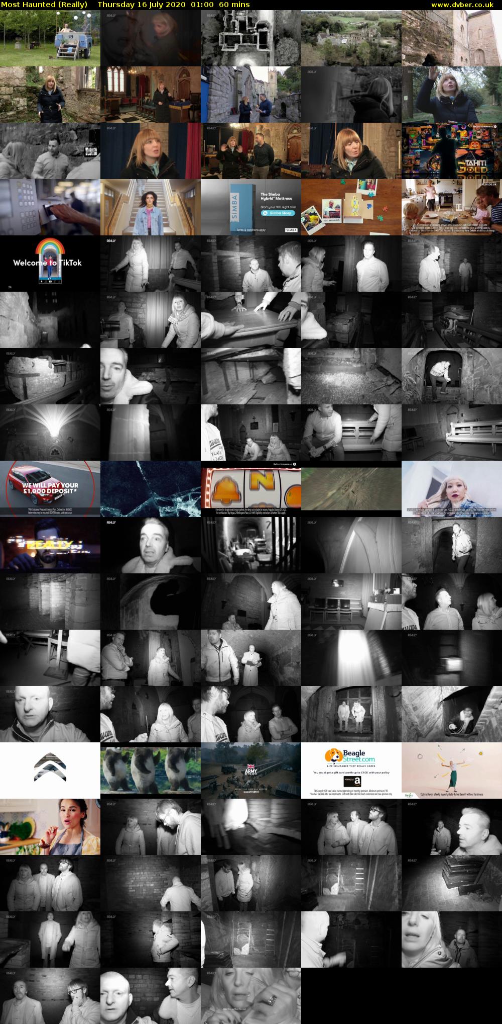 Most Haunted (Really) Thursday 16 July 2020 01:00 - 02:00