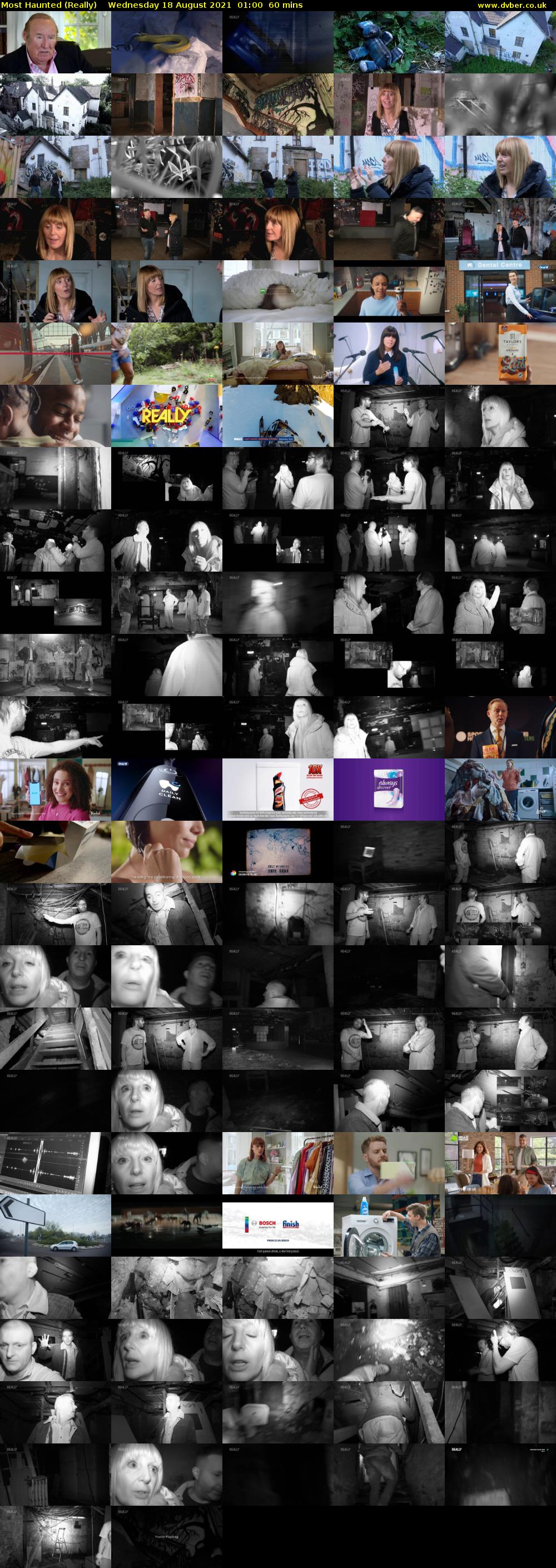 Most Haunted (Really) Wednesday 18 August 2021 01:00 - 02:00