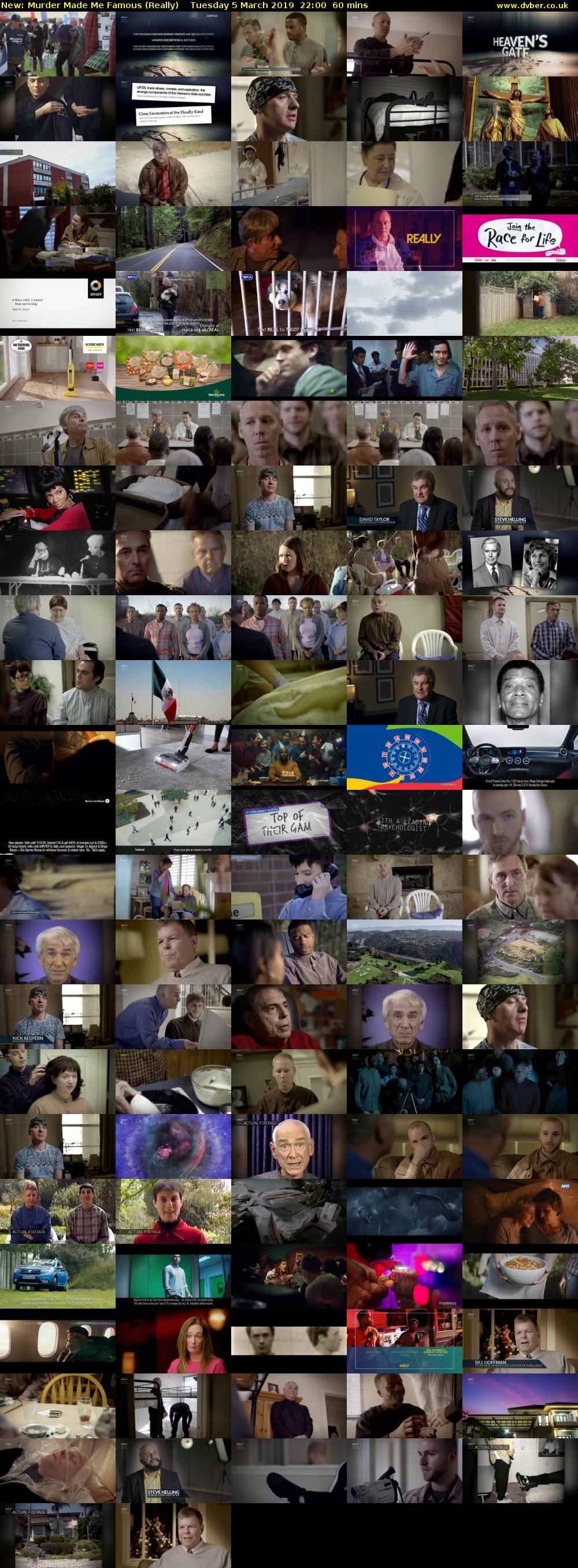 Murder Made Me Famous (Really) Tuesday 5 March 2019 22:00 - 23:00