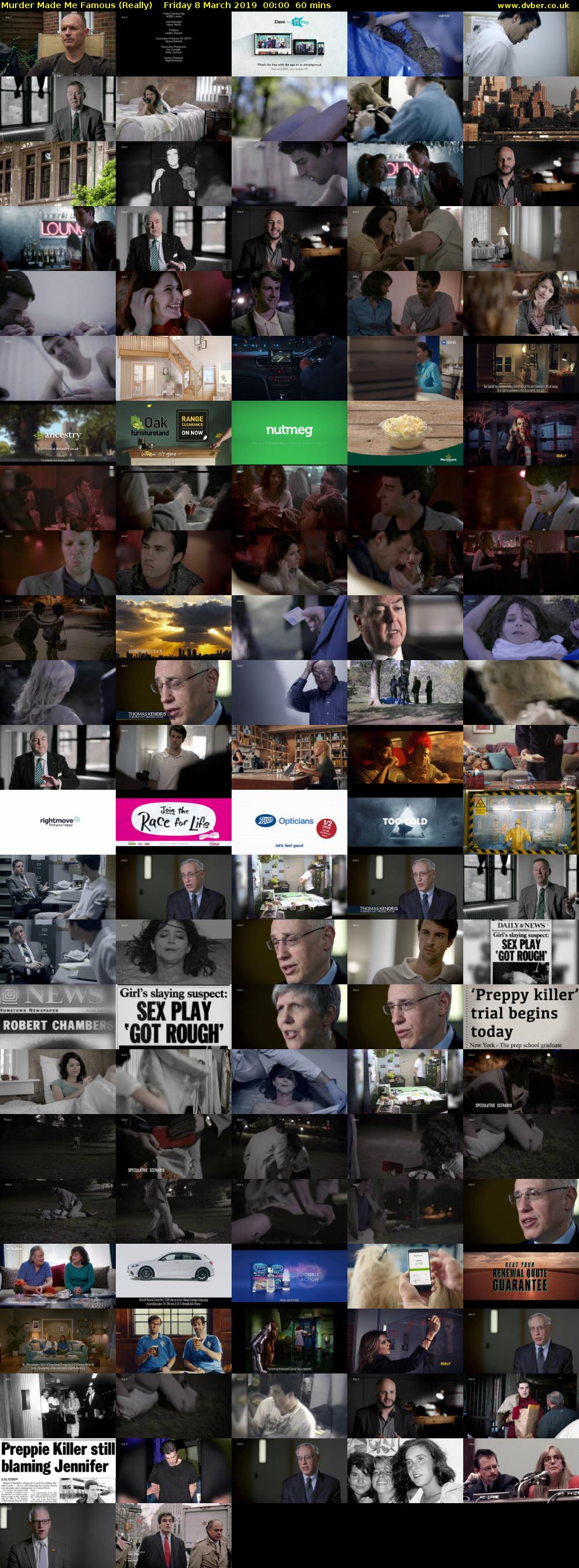 Murder Made Me Famous (Really) Friday 8 March 2019 00:00 - 01:00