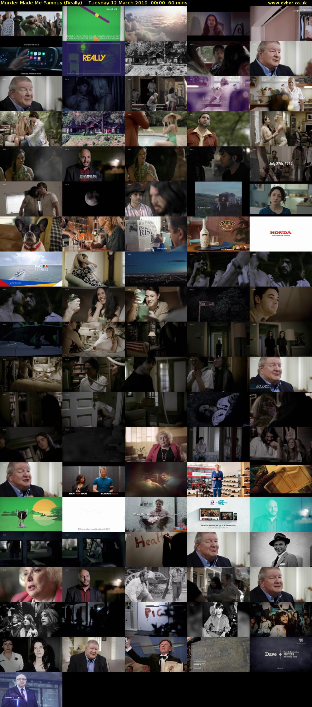 Murder Made Me Famous (Really) Tuesday 12 March 2019 00:00 - 01:00