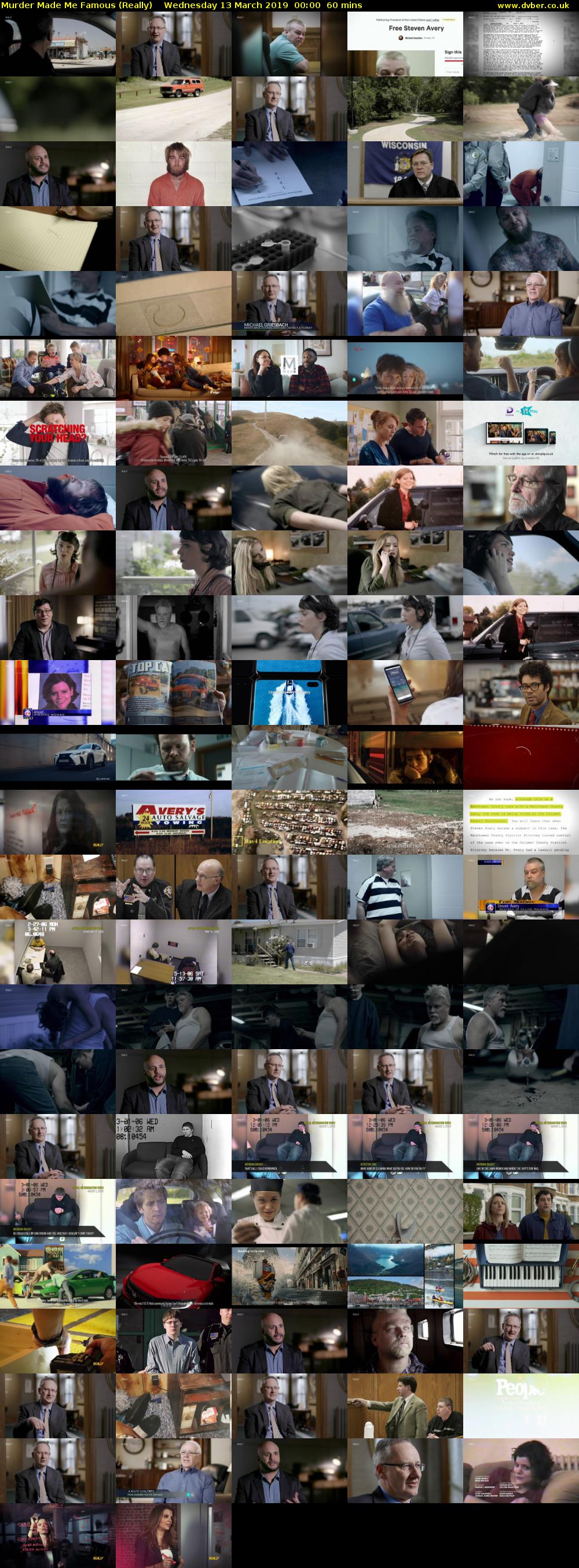 Murder Made Me Famous (Really) Wednesday 13 March 2019 00:00 - 01:00