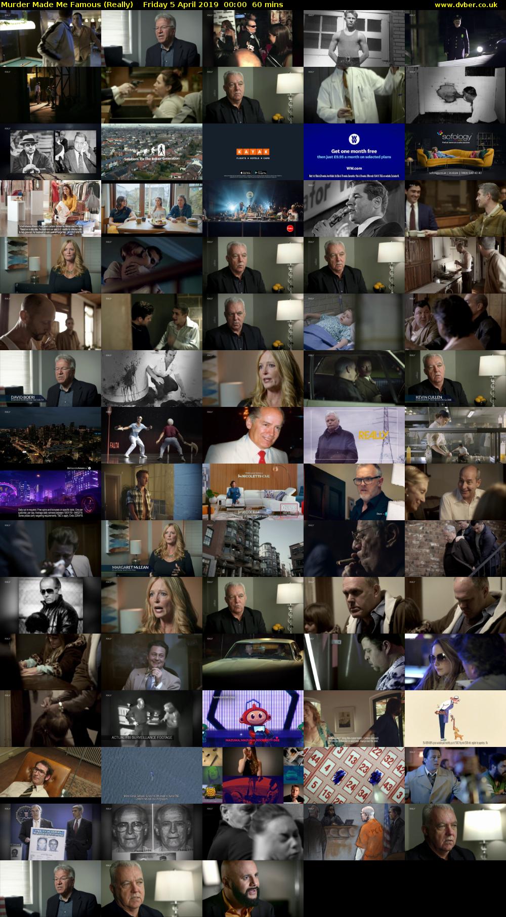 Murder Made Me Famous (Really) Friday 5 April 2019 00:00 - 01:00
