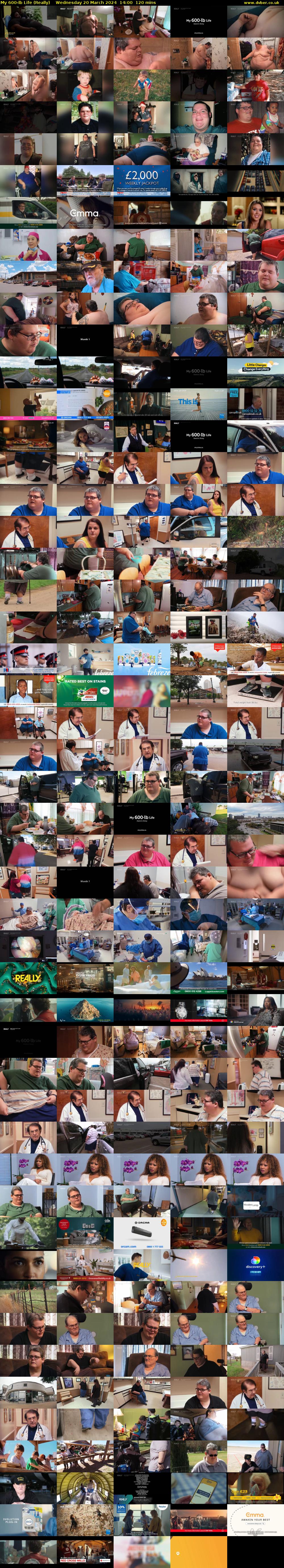My 600-lb Life (Really) Wednesday 20 March 2024 14:00 - 16:00