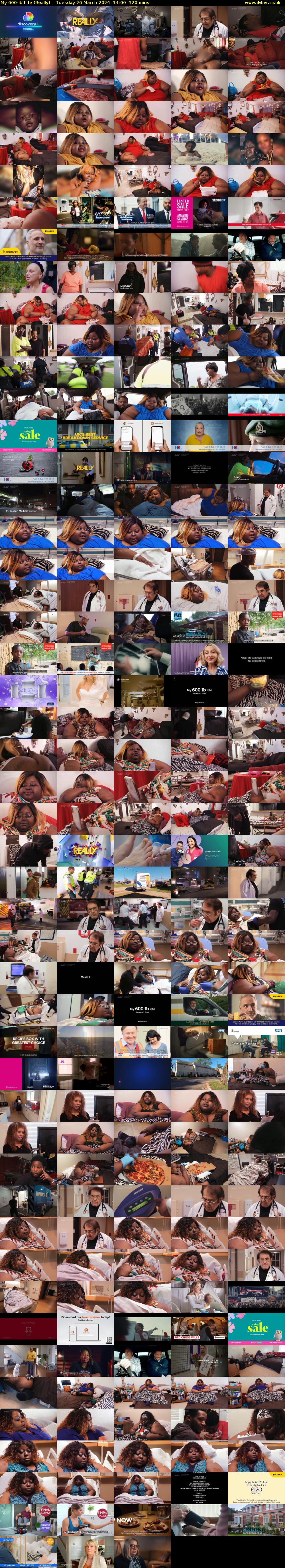 My 600-lb Life (Really) Tuesday 26 March 2024 14:00 - 16:00