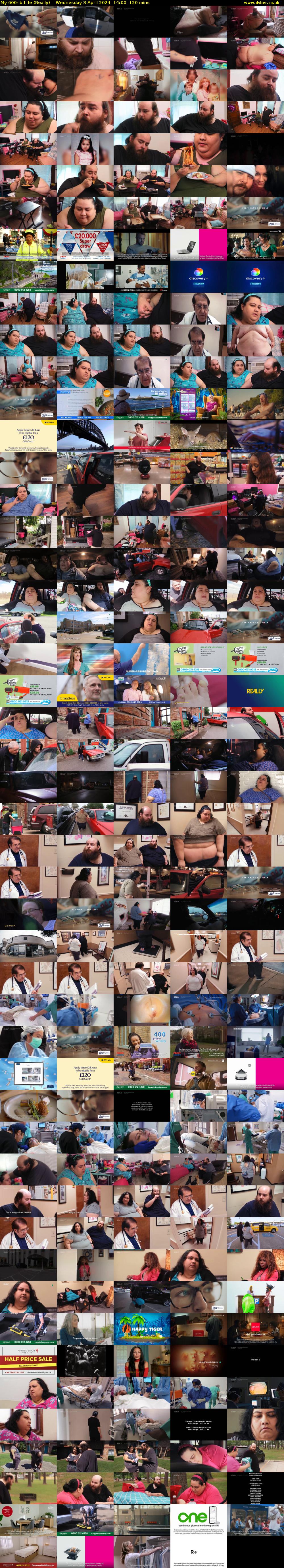 My 600-lb Life (Really) Wednesday 3 April 2024 14:00 - 16:00