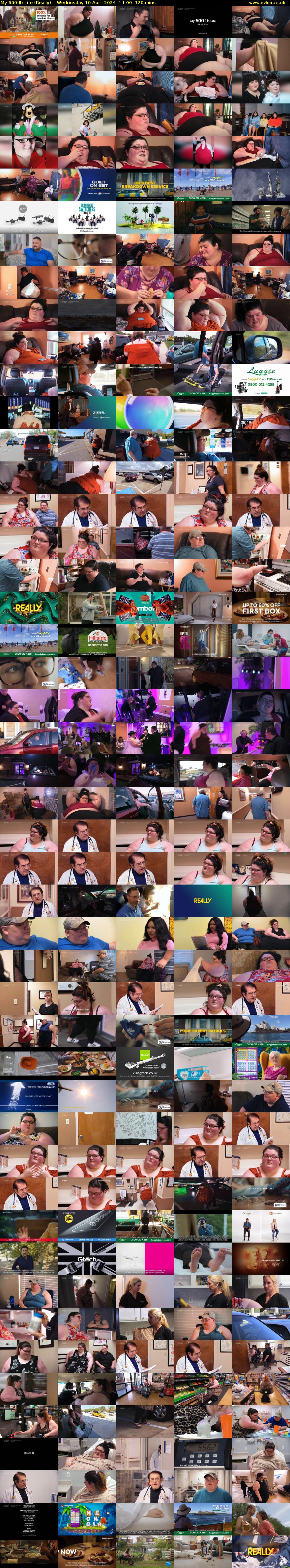 My 600-lb Life (Really) Wednesday 10 April 2024 14:00 - 16:00
