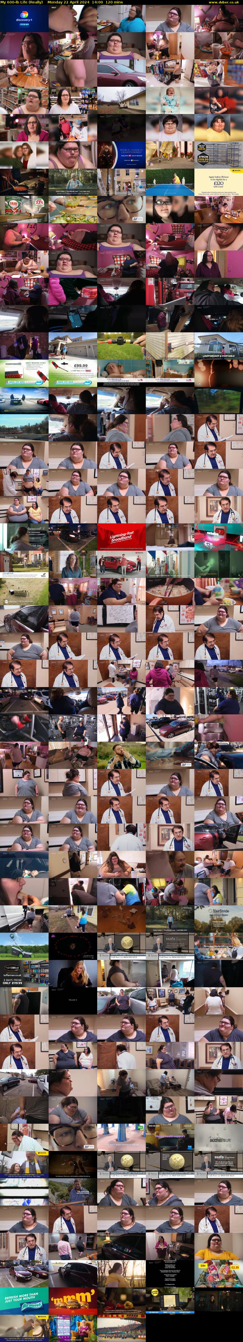 My 600-lb Life (Really) Monday 22 April 2024 14:00 - 16:00