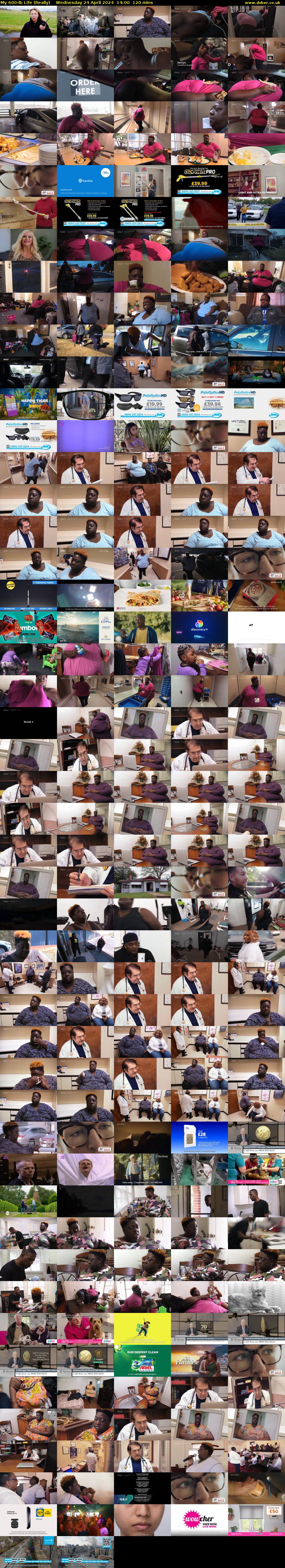 My 600-lb Life (Really) Wednesday 24 April 2024 14:00 - 16:00