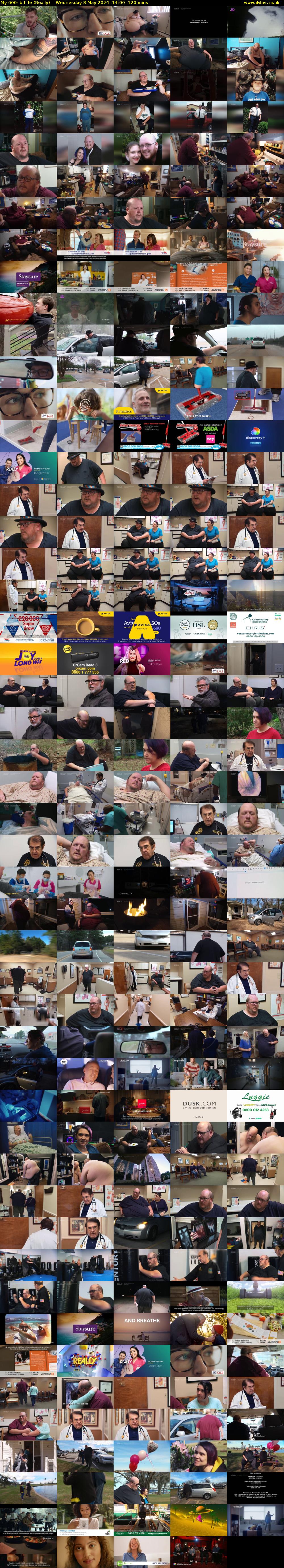 My 600-lb Life (Really) Wednesday 8 May 2024 14:00 - 16:00