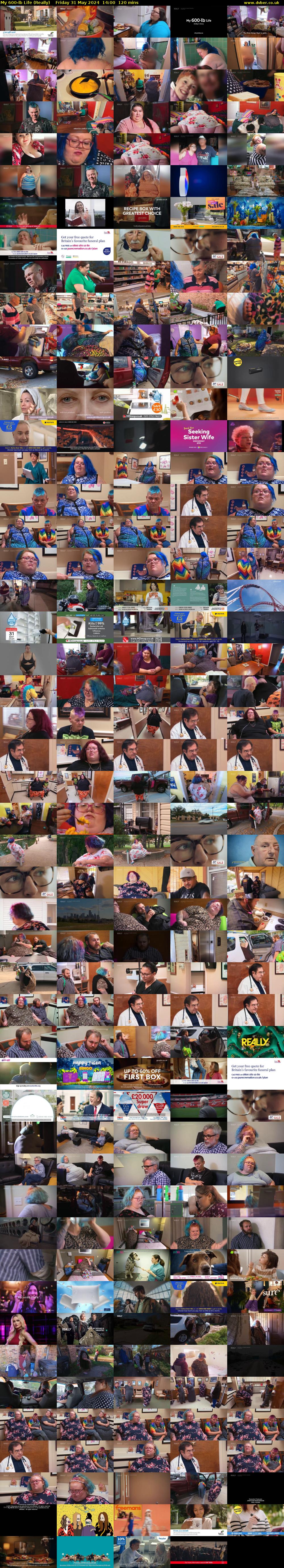 My 600-lb Life (Really) Friday 31 May 2024 14:00 - 16:00