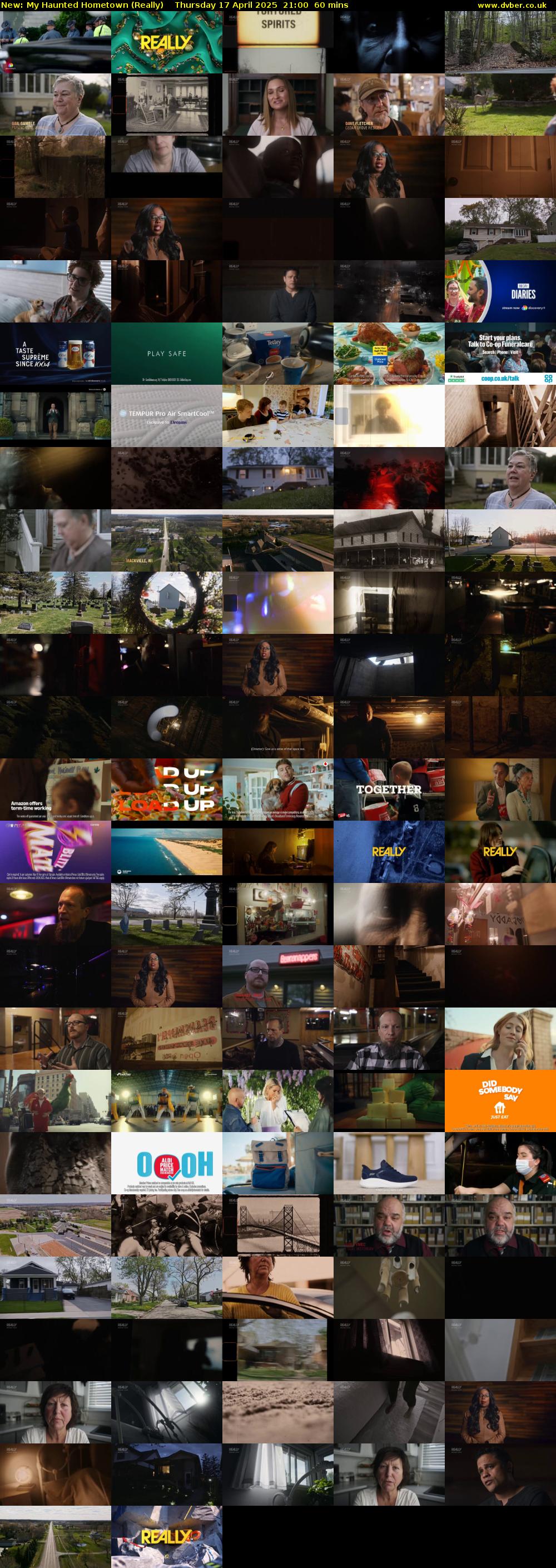 My Haunted Hometown (Really) Thursday 17 April 2025 21:00 - 22:00