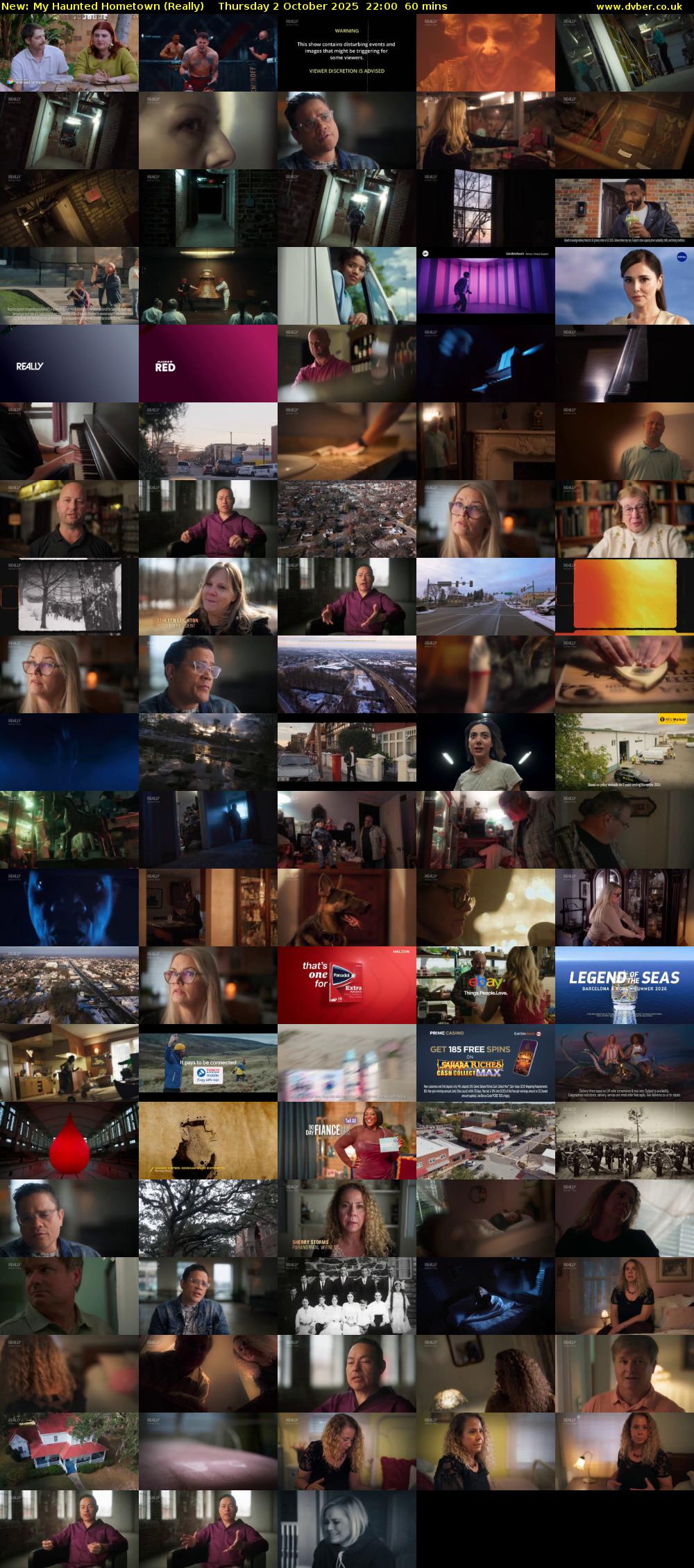 My Haunted Hometown (Really) Thursday 2 October 2025 22:00 - 23:00